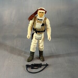 Vintage 1980 Kenner Star Wars Luke Skywalker Hoth Figure Blaster Complete